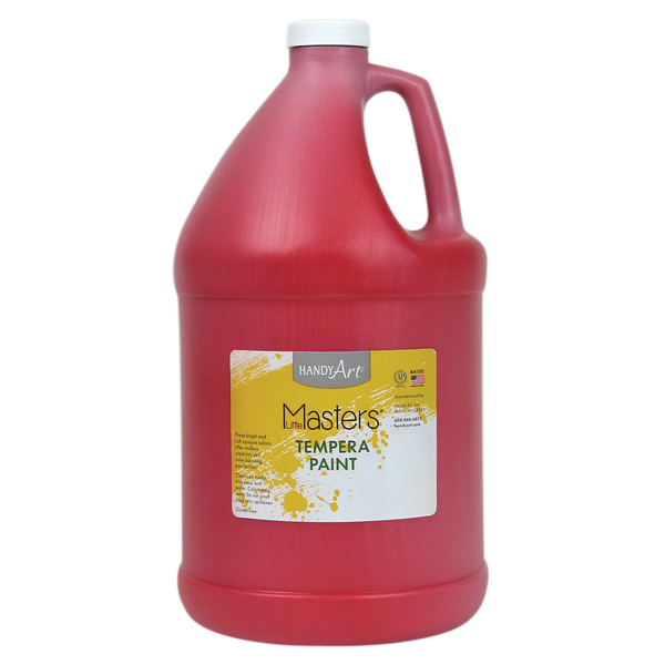 Handy Art Little Masters® Tempera Paint, Red, Gallon 204-720